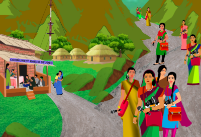  image linking to Online launch: Community radio enabling women's empowerment in remote communities of India 
