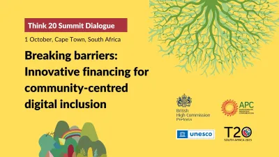 Breaking barriers: Innovative financing for community-centred digital inclusion 